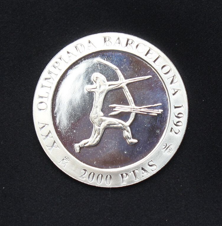 Coin of the Barcelona Olympic Games