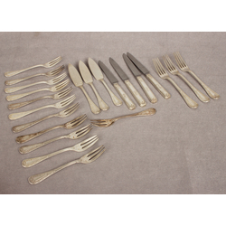 Silver-plated cutlery set 22 pcs. 