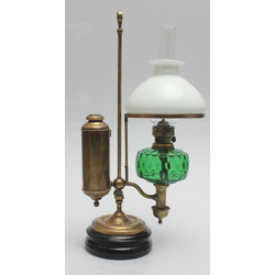A very rare bronze kerosene lamp