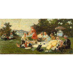 At a picnic