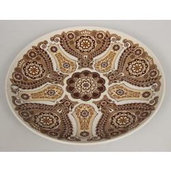 Decorative porcelain wall plate 