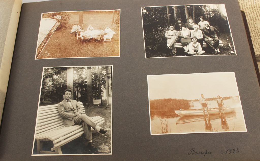 Collection of Osip Mandelstam's family photo album and documents