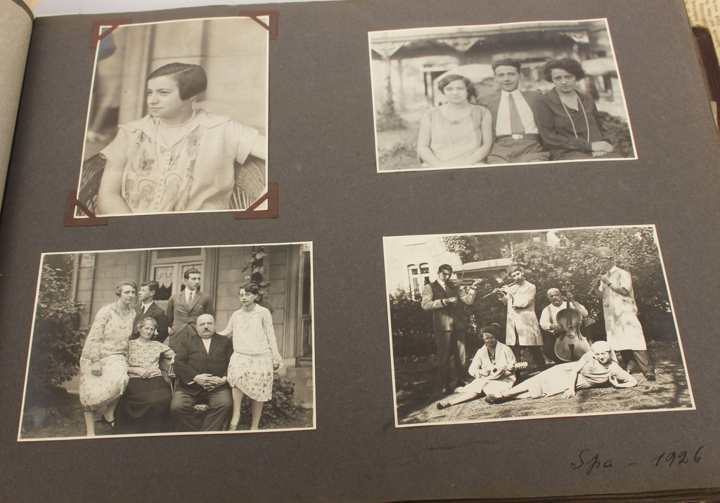 Collection of Osip Mandelstam's family photo album and documents