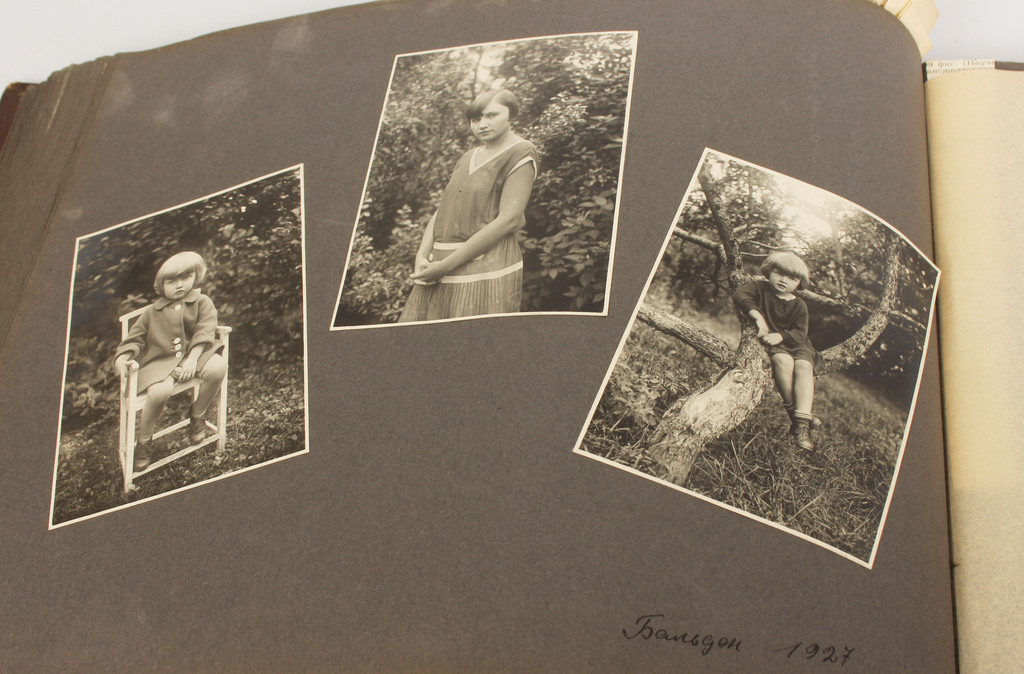 Collection of Osip Mandelstam's family photo album and documents