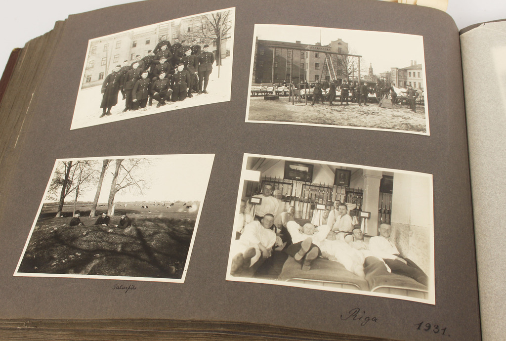 Collection of Osip Mandelstam's family photo album and documents