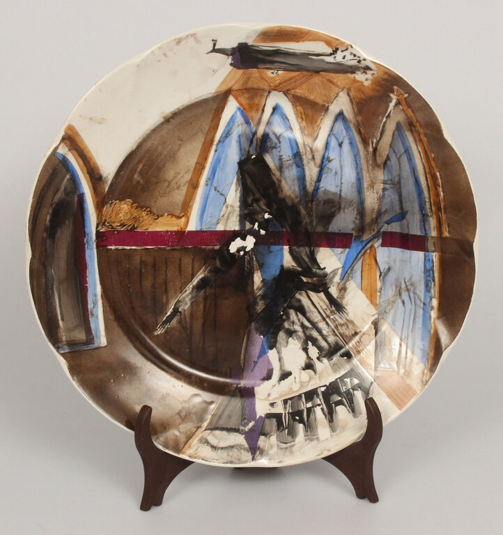 Painted plate 