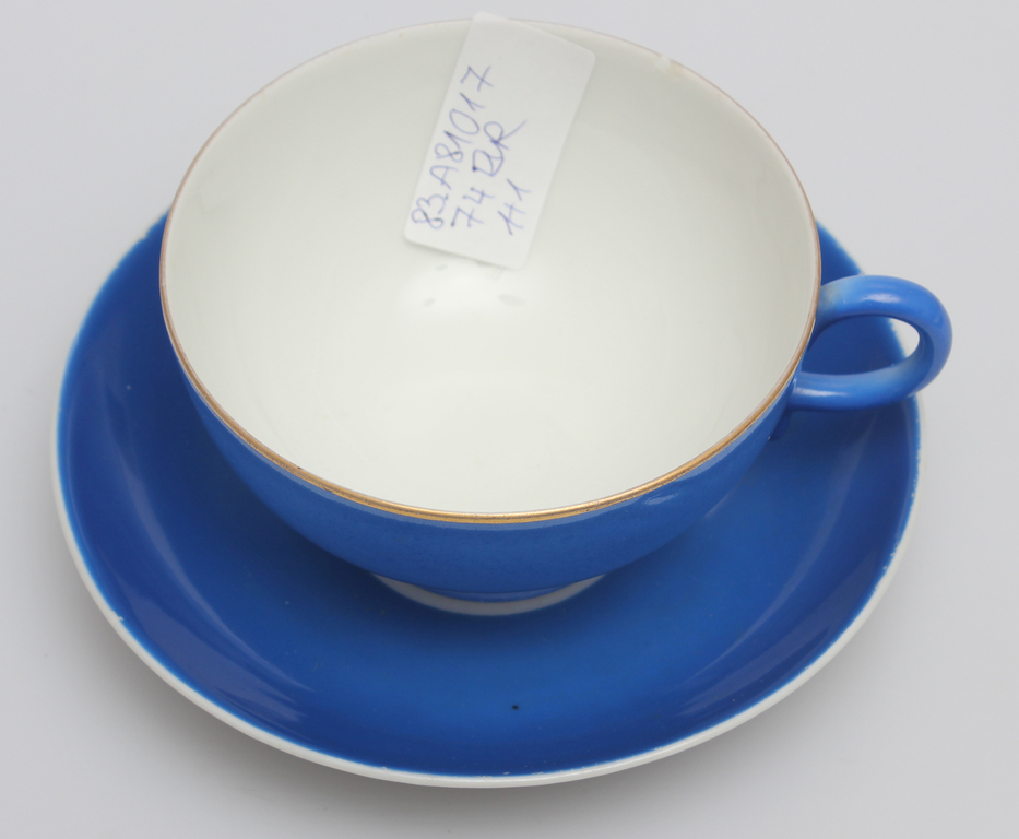  Porcelain cup with saucer