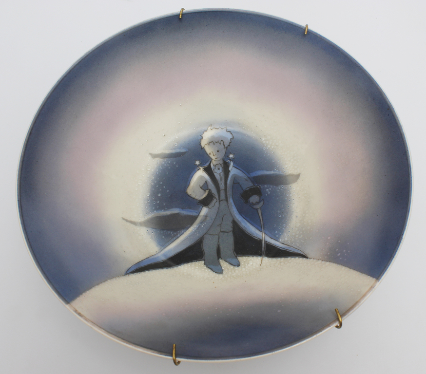 Decorative porcelain bowl The Little Prince - tribute to Antoine de Saint-Exupery