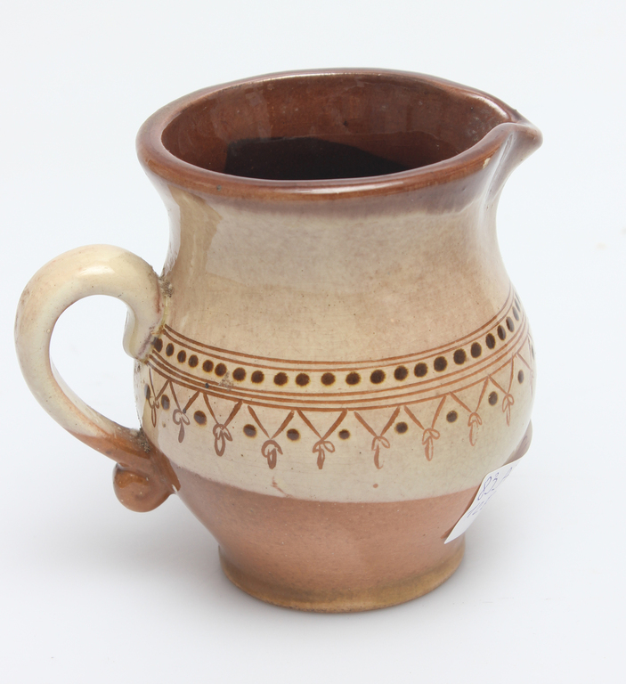 Ceramic milk jug