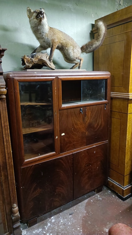 Mahogany veneered Art Deco sideboard