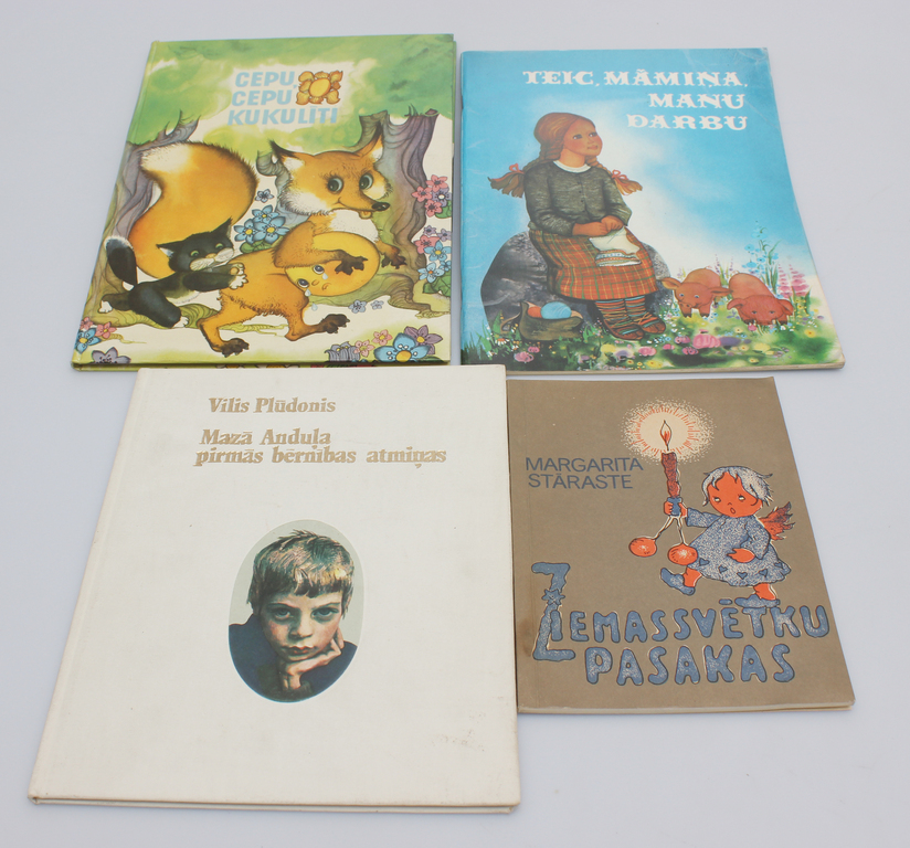 7 children's books in Latvian