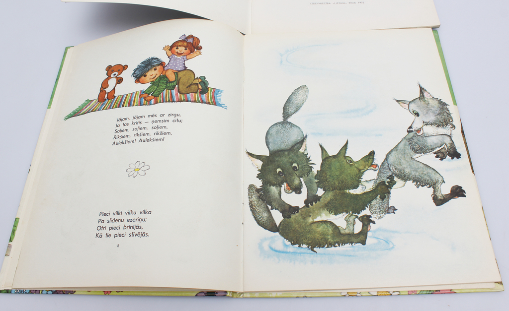 7 children's books in Latvian