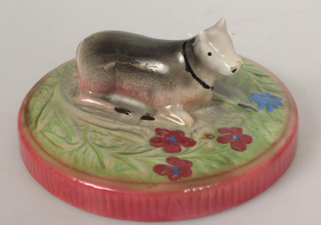 Kuznetsov faience butter dish