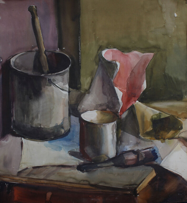 Still life with brushes