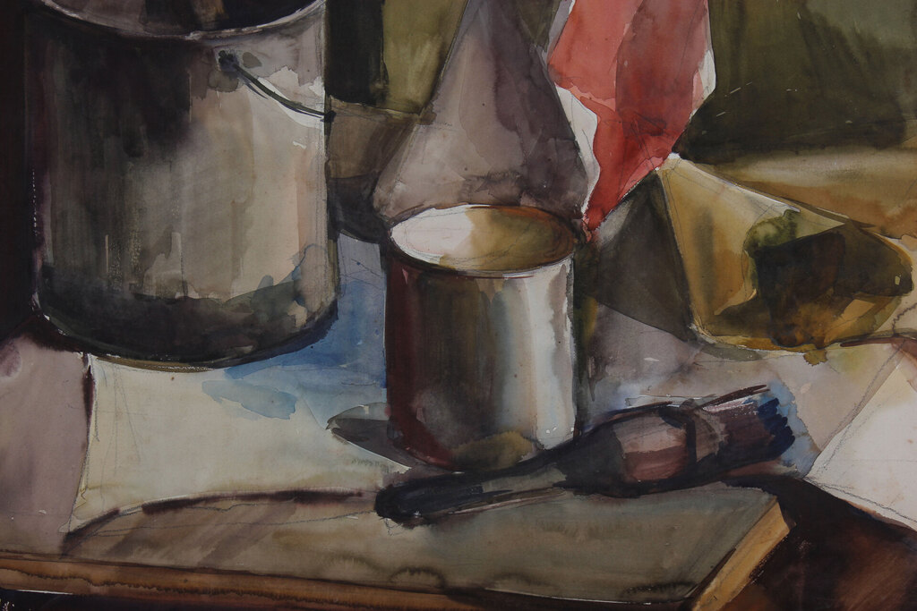 Still life with brushes