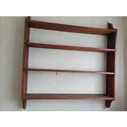 Wooden wall shelf