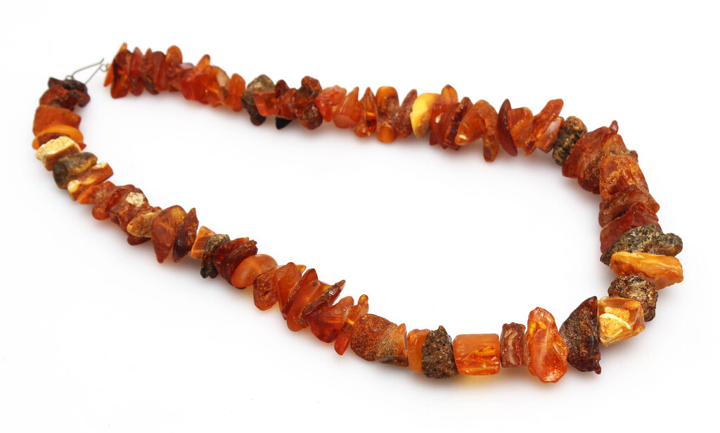 Natural Baltic amber beads 36 years old