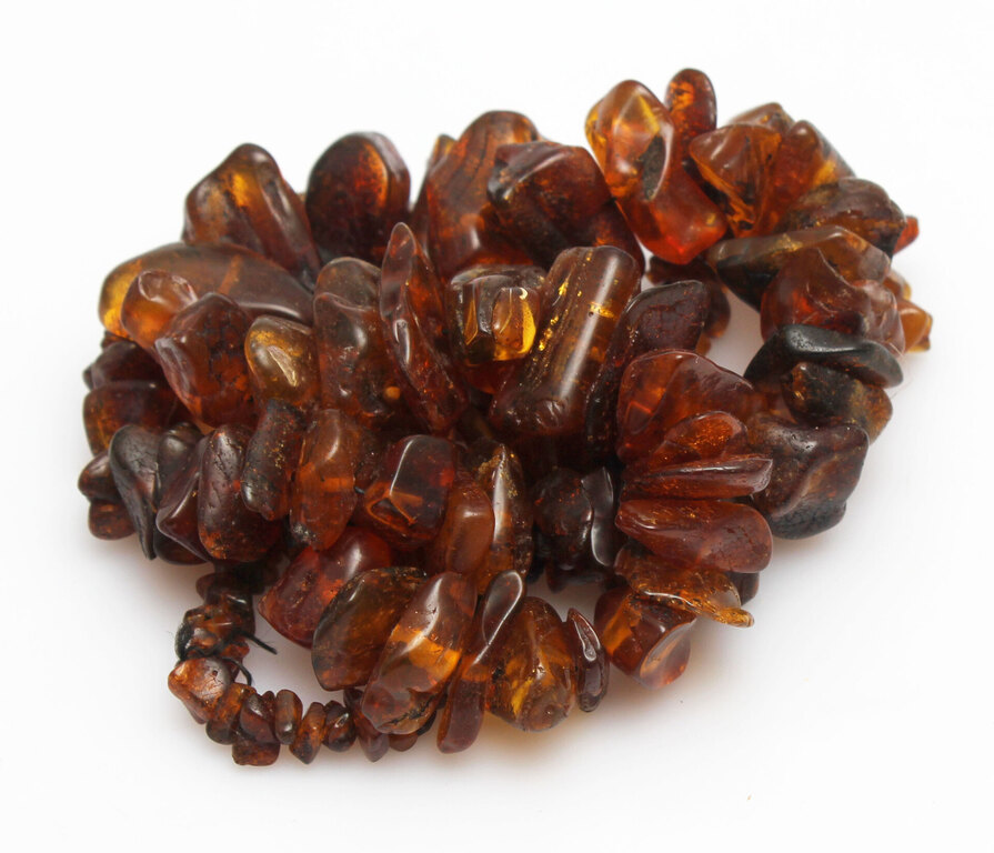 Natural Baltic amber beads 70 g