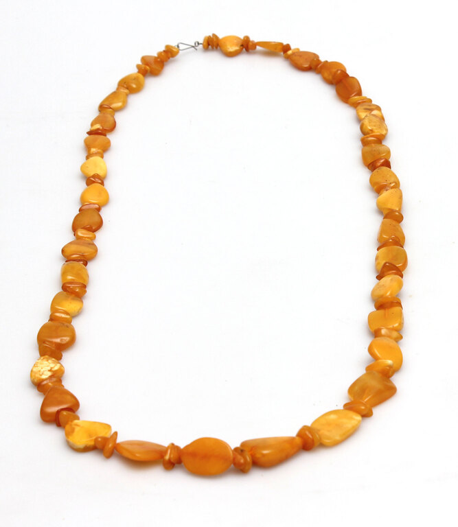 Natural Baltic amber beads 46 years old