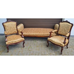 Rococo style chairs and sofa set