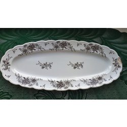 A very large, luxurious serving plate from the Kuznetsov Porcelain Factory