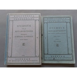 OVIDUS METAMORPHOSES 2 books in Latin. Leipzig 1931