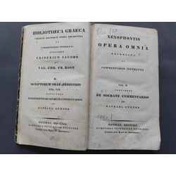 XENOPHONTIS DE SOCRATES COMMENTAR II GOTHAE 1841. 520 pages