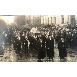 Kr.Barona bēru procesija. 1923.gada 14.marta.