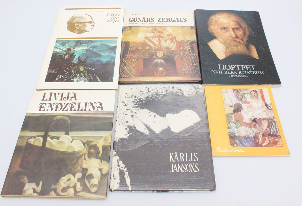 6 books on art in Latvia