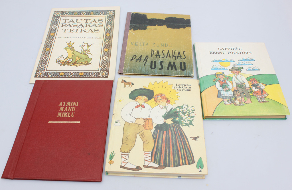 5 Latvian children's books related to folklore