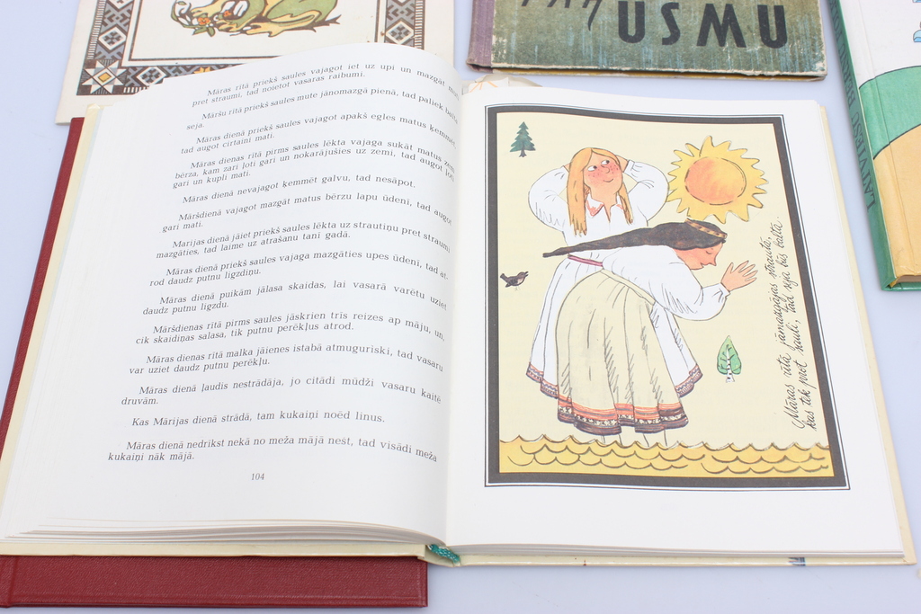 5 Latvian children's books related to folklore