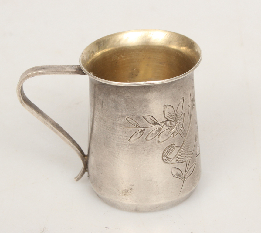 Silver goblet with handle