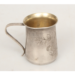 Silver goblet with handle