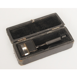 Antique optical device in leather frutlari