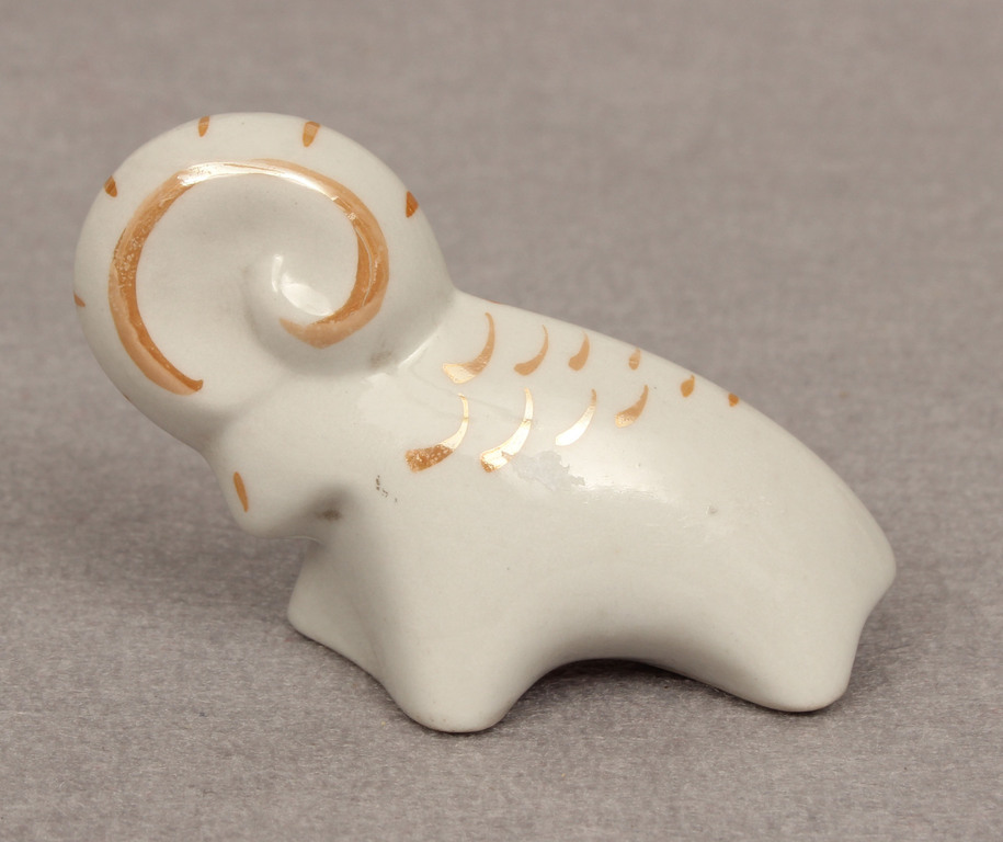 Porcelain figurine Aries