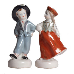 Pair of porcelain figurines
