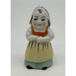 Kuznetsov salt shaker “Girl”Excellently preserved. Beginning of the last century