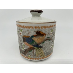 Antique Chinese spice jar.Hand painted.Last century