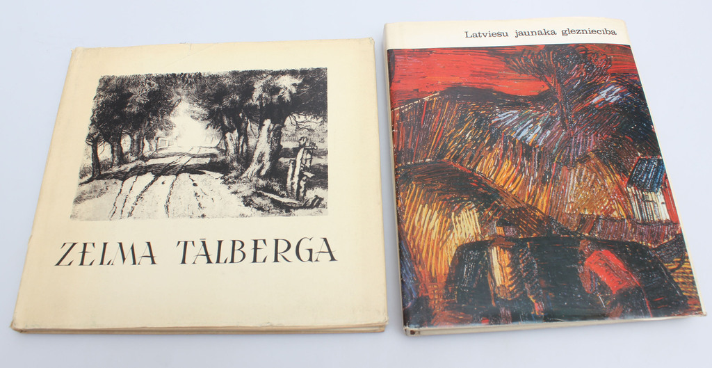 9 books on Latvian art and exhibition catalogue