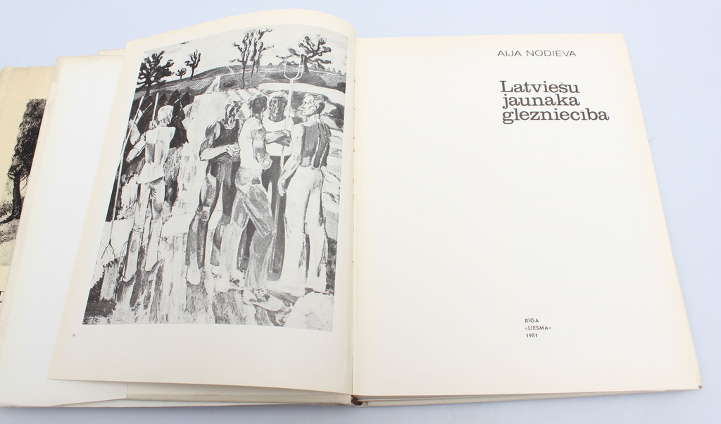 9 books on Latvian art and exhibition catalogue