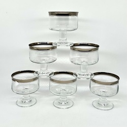 Crystal glasses for liqueur. Thomas by Rosenthal. '70