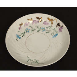 Painted porcelain plate 