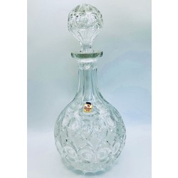 Decanter made of the best German Nachtman crystal. Heavy, massive, hand-cut.