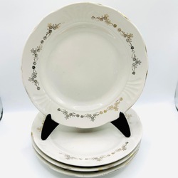 Dinner plates from the Riga service. Old mark and good condition 