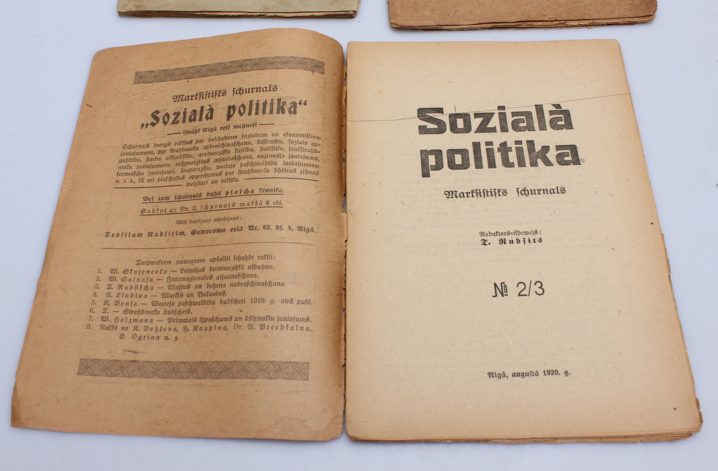  Sociāldemokrātiski sabiedrisks-politisks mēnešraksts 