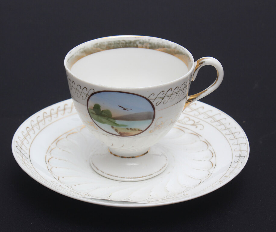  Porcelain cup with saucer