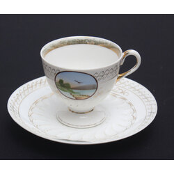  Porcelain cup with saucer