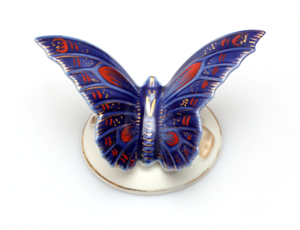 Painted porcelain butterfly