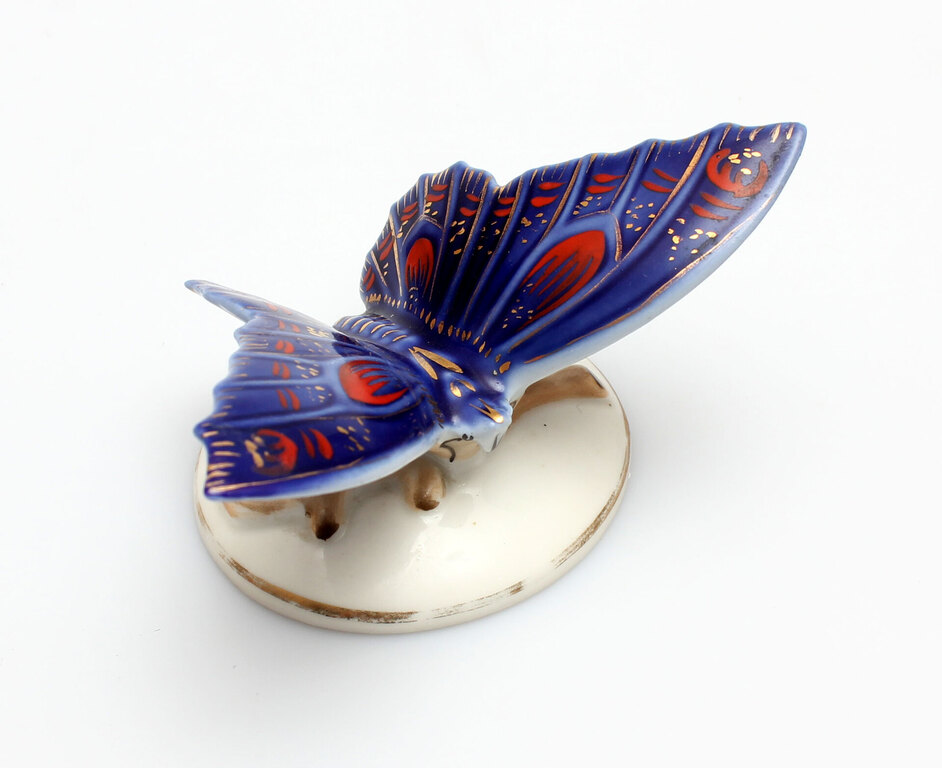 Painted porcelain butterfly