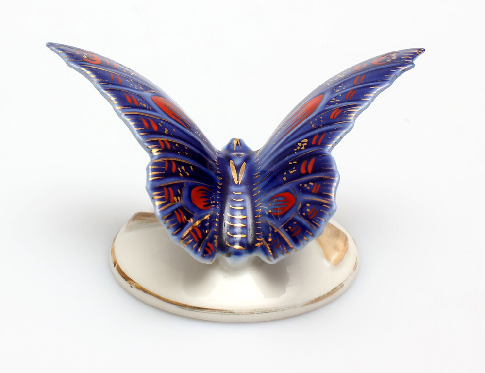 Painted porcelain butterfly